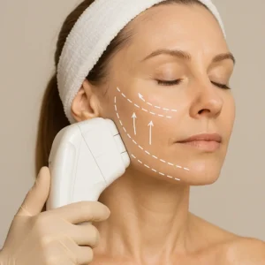 Woman having HI-FU to reduce wrinkles call LA LIPO Hammersmith Now!