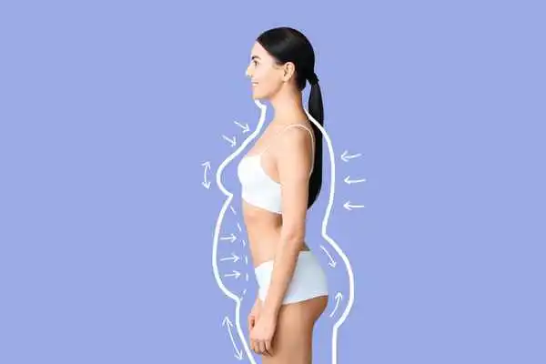 image of woman experiencing fat reduction treatment Hammersmith